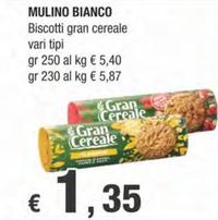 Offerta per Mulino Bianco - Biscotti Gran Cereale a 1,35€ in Crai