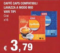 Offerta per Lavazza - Caffè Caps Compatibili A Modo Mio a 3,79€ in Crai