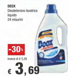 Offerta per Deox - Deodetersivo Lavatrice Liquido a 3,69€ in Crai