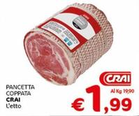Offerta per Crai - Pancetta Coppata a 1,99€ in Crai