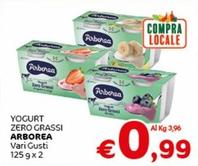 Offerta per Arborea - Yogurt Zero Grassi a 0,99€ in Crai