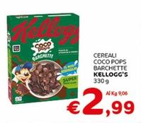 Offerta per Kelloggs - Cereali Coco Pops Barchette a 2,99€ in Crai