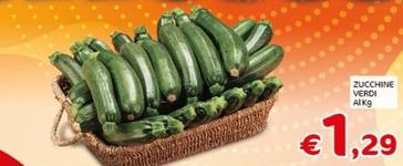 Offerta per Zucchine Verdi a 1,29€ in Crai