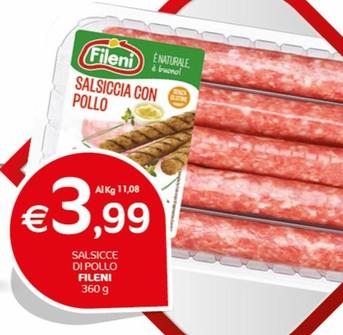 Offerta per Fileni - Salsicce Di Pollo a 3,99€ in Crai