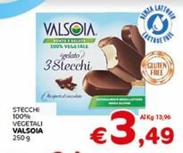 Offerta per Valsoia - Stecchi 100% Vegetali a 3,49€ in Crai