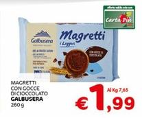 Offerta per Galbusera - Magretti Con Gocce Di Cioccolato a 1,99€ in Crai