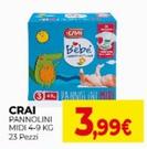 Offerta per Crai - Pannolini Midi a 3,99€ in Crai