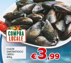 Offerta per Cozze San'antioco Cirdu a 3,99€ in Crai