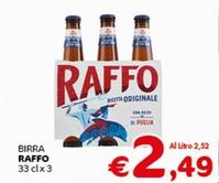Offerta per Raffo - Birra a 2,49€ in Crai