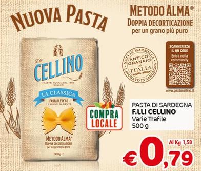 Offerta per F.lli Cellino - Pasta Di Sardegna a 0,79€ in Crai