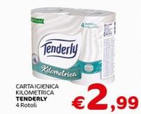 Offerta per Tenderly - Carta Igienica Kilometrica a 2,99€ in Crai