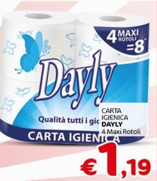 Offerta per Dayly - Carta Igienica a 1,19€ in Crai