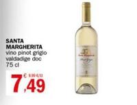 Offerta per Santa Margherita - Vino Pinot Grigio Valdadige DOC a 7,49€ in Crai