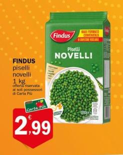 Offerta per Findus - Piselli Novelli a 2,99€ in Crai