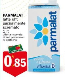 Offerta per Parmalat - Latte Uht Parzialmente Scremato a 0,85€ in Crai