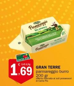 Offerta per Gran Terre - Parmareggio Burro a 1,69€ in Crai