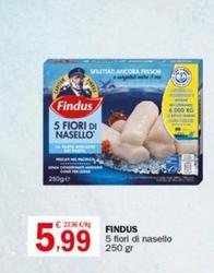 Offerta per Findus - 5 Fiori Di Nasello a 5,99€ in Crai