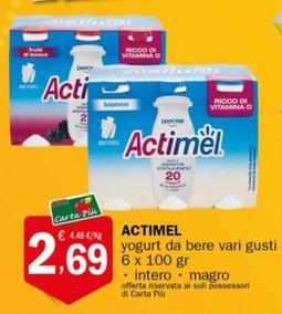 Offerta per Danone - Yogurt Da Bere Actimel a 2,69€ in Crai