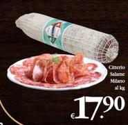 Offerta per Citterio - Salame Milano a 17,9€ in Decò