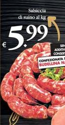 Offerta per Salsiccia Di Suino a 5,99€ in Decò