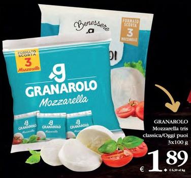 Offerta per Granarolo - Mozzarella Tris Classica/ Oggi Puoi a 1,89€ in Decò