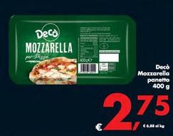 Offerta per Decò - Mozzarella Panetto a 2,75€ in Decò