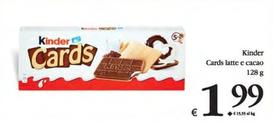 Offerta per Kinder - Cards Latte E Cacao a 1,99€ in Decò
