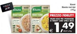 Offerta per Knorr - Risotto a 1,49€ in Decò
