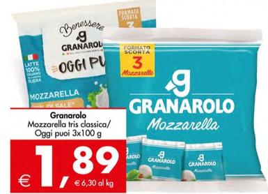 Offerta per Granarolo - Mozzarella Tris Classica a 1,89€ in Decò