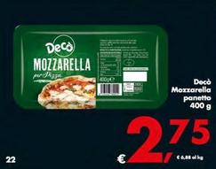 Offerta per Decò - Mozzarella Panetto a 2,75€ in Decò