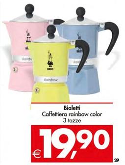 Offerta per Bialetti - Caffettiera Rainbow Color a 19,9€ in Decò