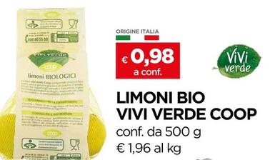 Offerta per Limoni a 0,98€ in Coop