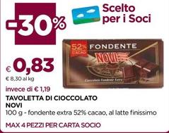 Offerta per Cioccolato a 0,83€ in Coop