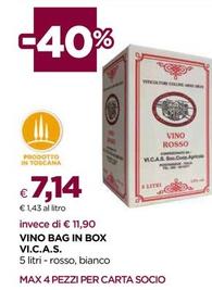 Offerta per Vino a 7,14€ in Coop