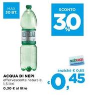 Offerta per Acqua a 0,45€ in Coop