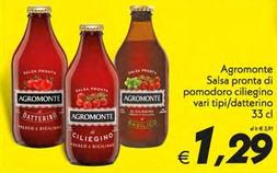 Offerta per Agromonte - Salsa Pronta Di Pomodoro Cilegino a 1,29€ in SuperConveniente