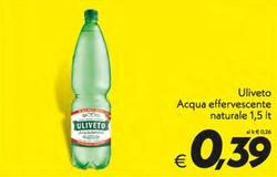 Offerta per Uliveto - Acqua Effervescente Naturale a 0,39€ in SuperConveniente