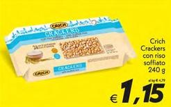 Offerta per Crich - Crackers Con Riso Soffiato a 1,15€ in SuperConveniente