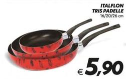 Offerta per Italflon - Tris Padelle a 5,9€ in SuperConveniente
