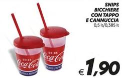 Offerta per Snips - Bicchiere Con Tappo E Cannuccia a 1,9€ in SuperConveniente