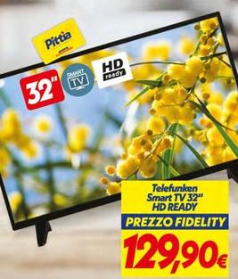 Offerta per Telefunken - Smart Tv 32" Hd Ready a 129,9€ in SuperConveniente