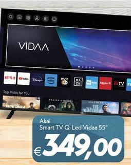 Offerta per Akai - Smart Tv Q-led Vidaa 55 a 349€ in SuperConveniente