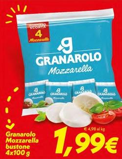 Offerta per Granarolo - Mozzarella Bustone a 1,99€ in SuperConveniente
