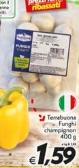 Offerta per Terrabuona - Funghi Champignon a 1,59€ in SuperConveniente
