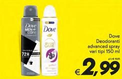 Offerta per Dove - Deodoranti Advanced Spray a 2,99€ in SuperConveniente