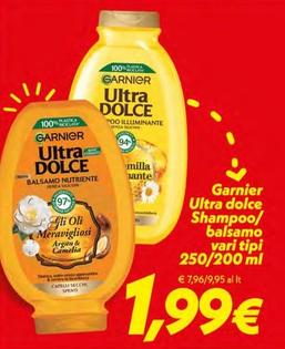 Offerta per Garnier - Ultra Dolce Shampoo/Balsamo a 1,99€ in SuperConveniente