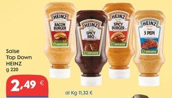 Offerta per Heinz - Salse Top Down a 2,49€ in Gross Iper