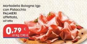 Offerta per Palmieri - Mortadella Bologna IGP Con Pistacchio a 0,79€ in Gross Iper