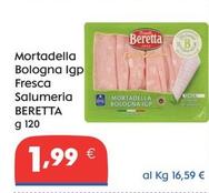 Offerta per Beretta - Mortadella Bologna IGP Fresca Salumeria a 1,99€ in Gross Iper
