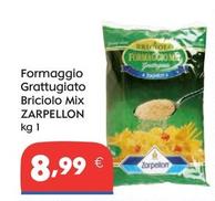 Offerta per Zarpellon - Formaggio Grattugiato Briciolo Mix a 8,99€ in Gross Iper